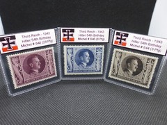 Adolf Hitler 1943 WW2 54th Birthday Stamp Third Reich Nazi Germany MNH Pfennig