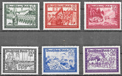 Germany Third Reich Mi# 773-778 1941 MH *