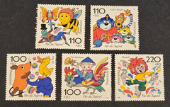 1998 Germany Für die Jugend MNH Set of 5 TV Cartoon Characters Mi# 2015-2019