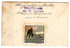 Dr-Germania 1914 Vignette To Rot-Kreuz-Sammlung As Closure (CA7877