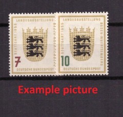 EB0212) GERMANY Mi 212-213, SC 729-730 MNH **, Original Gum, Baden-Württemberg