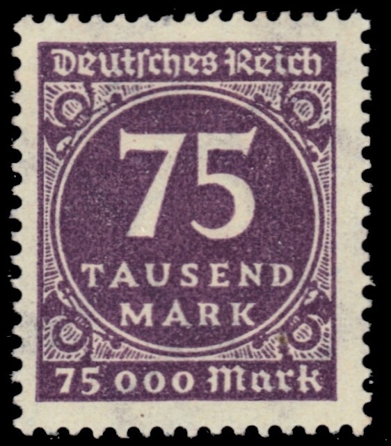 GERMANY 240 – Numeral of Value „1923 Dark Violet“ (pc13579)