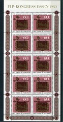 10x miniature sheet FRG KB 1065 day of the stamp 1980 mint never hinged