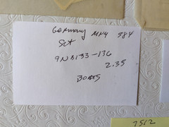 APC 7512 germany MNH sets