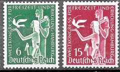 Germany Third Reich Mi# 622-623 MH 1936 *