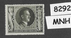 MNH stamp B236 Adolf Hitler 1943 Birthday / WWII Germany / Third Reich #8292
