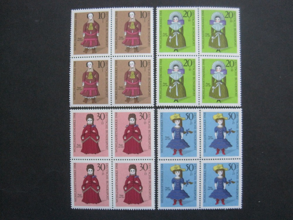 Block of Four Stamps MiNr. 571-574 Mint Never Hinged (GB 1781)