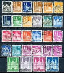 Stamps Germany, Scott # 634-661 used, complete set