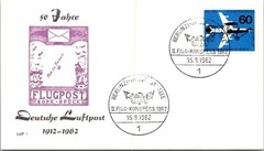 Germany 1962 First Flight – 50th Anniversary Of Airmail – Berlin – J37500