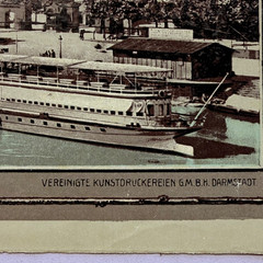 Late 1890s Der Rhein Von Mainz Bis Köln 76 Inch Rheinpanorama Map Fully Intact