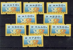 Federal Republic of Germany Vending Machine Stamps MiNr VS Set 3.3 MNH