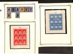 Croatia Specialized Stamp Collection on 40 Scott Pages, Blocks & Unlisted WWII