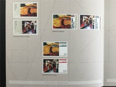 GERMAN POST ART-EDITION 1994/22 1748/1750 MALEREI GEMÄLDE KUNST ART
