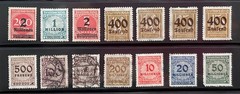 Nice Group of 28 Germany Stamps 1923 Mostly Mint Unchecked VF