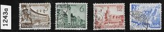 Stamp set 1940 Leipzig Fair Sc 494 – 497 complete Third Reich era Germany #1243a