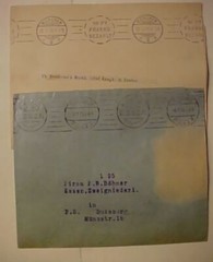 GERMAN INFLATION COVERS 6-2-1923 P. SCHAK ESSEN also 10-11-1920 MUNCHEN