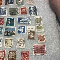 30 USED/Cancel mixed West Germany Deutsche Bundespost 1950-1990 Stamps. $1Ships.