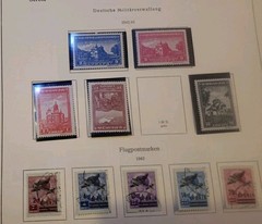 Germany WWII Military Serbia Serbien Collection Lot On Pages Mnh Mh Used