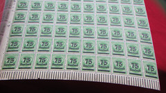 Weimar Republic German Empire 1923 Overprinted Stamp 75 thous on 400 Mark VERY