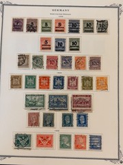 German & State Stamps in Scott Specialty 3 ring album M&U -1938 incl BOB L2034