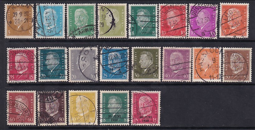 USED CLASSIC GERMANY PRESIDENT ISSUES #366/373 CV$34.00