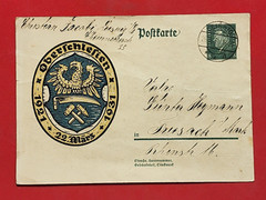 Germany Deutsche Reich Oberschlesien postcard w stamp 1921-1931
