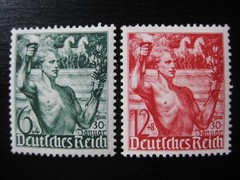 THIRD REICH 1938 mint Rise to Power Anniversary stamp set!