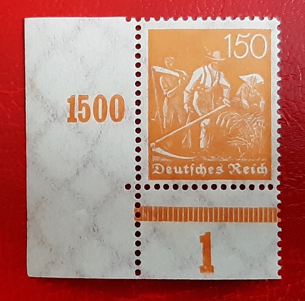 Germany Stamp Deutsches Reich 150 Pfennig 1921 Michel Nr. 189 WZ 2 (21907)