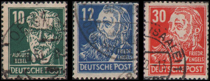 German Democratic Republic #10N32-10N34 Used