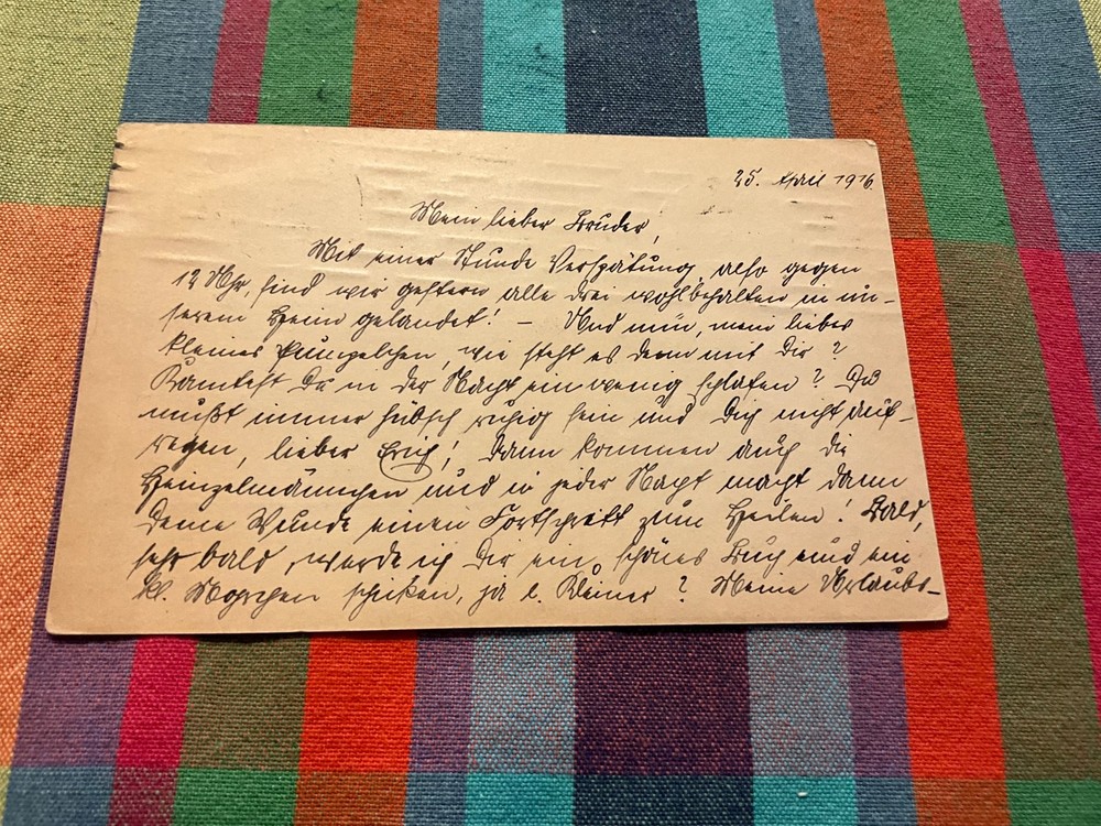 Germany WW1 PC from Soldier. No.1