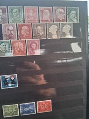 pre, during and post ww2 german stamps