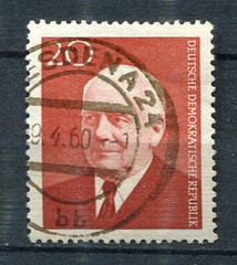 Germany – DDR : Pieck birthday stamp from 1959 – used