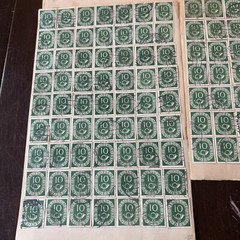 MASSIVE ACCUMULATION LOT GERMANY POSTHORN STAMPS ON PAGES, INCLUDES HIGH DENOMS