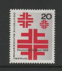 Germany Berlin 1968 Athletics Festival SG B315 MNH