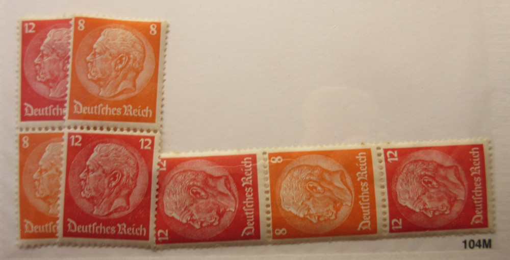 GERMANY Zusammendrucke Michel: S199, S200, S201, MINT HINGED Lot32 Cat €10.20