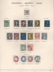 GERMAN STATES SAXONY NICE USED CLASSIC QUALITY COLLECTION 1 SCANS – 46145