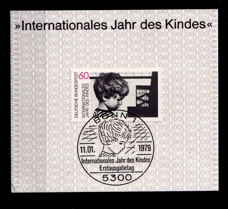 Germany International Year of the Child 1979 House Child Stamp MICHEL 1000