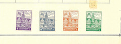 Germany West Saxony 1946 Scott Catalog 14NB13-16 Perf & Imperf (8pcs) MH