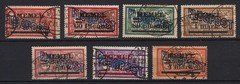 + GERMANY MEMEL KLAIPEDA 1921. AIR MAIL Mi # 40/46 COMPLETE SET USED