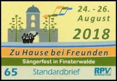Rpv : MiNr. 632, “ Song Festival IN Finsterwalde „, Set, Mint