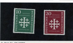 GERMANY(BUND) Sc 744-5(MI 235-6)**VF NH $15