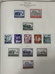 German Occupation Poland GeneralGouvernement WWII Stamps MLH Over 70+ Stamps