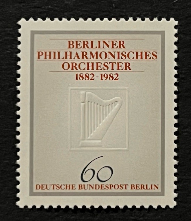 Travelstamps: 1982 Berlin Germany Stamp Scott #9N471 – Philharmonic 750th MNH OG
