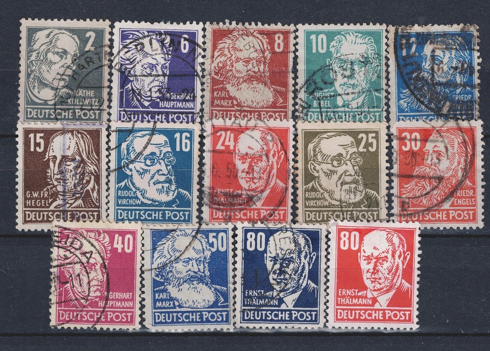 Germany Famous People set 1945 A-2