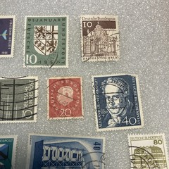 30 USED/Cancel mixed West Germany Deutsche Bundespost 1950-1990 Stamps. $1Ships.