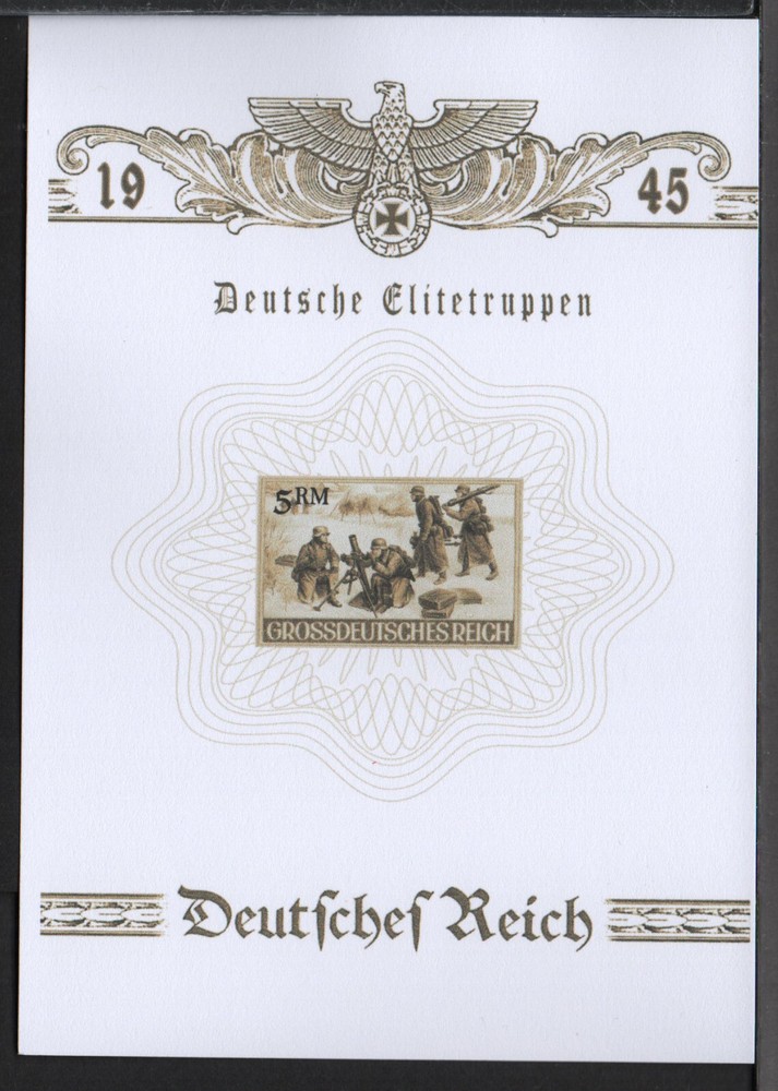 ✔️ GERMANY 3. Reich WWII FANTASY Commemorative CARD