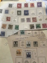 GERMANY SEVERAL pieces album pages remainder’s USED mint stamps LOT Collection
