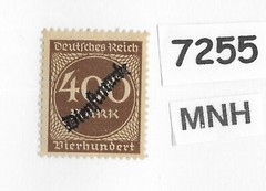 #7255 MNH Stamp Sc 027 Overprint surcharge Weimar Republic Germany 1923