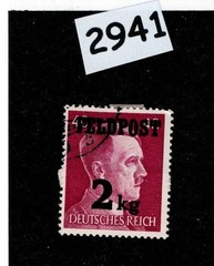 Used stamp MQ3 1944 Feldpost Military postage Overprint WWII Germany #2941