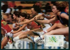 GERMANY BERLIN MK 1984 SPORTS OLYMPICS RUNNING CARTE MAXIMUM CARD MC CM `m4634